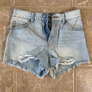 Denim shorts